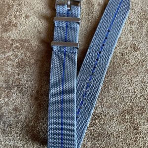 Elástica single pass Cinza-Azul